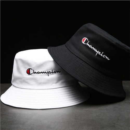 white champion bucket hat